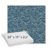 Picture of Undercurrent Lagoon | Sunbrella® 20" x 19" Outdoor Dining Cushion