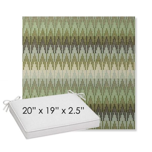 Picture of Valley Herbal | Sunbrella® 20" x 19" Outdoor Dining Cushion