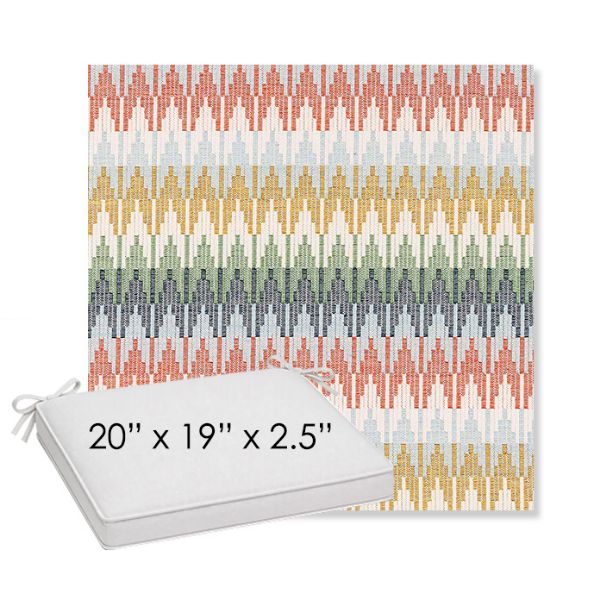 Picture of Valley Sedona | Sunbrella® 20" x 19" Outdoor Dining Cushion