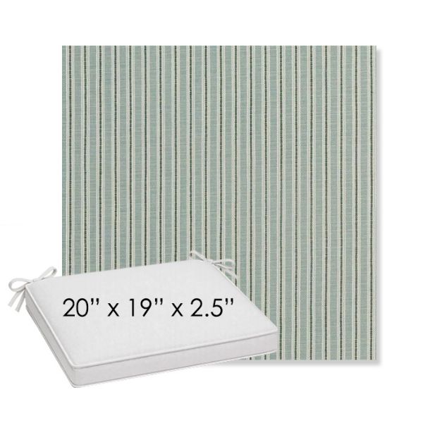 Picture of William Rosemary | Sunbrella® 20" x 19" Outdoor Dining Cushion