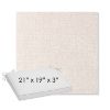 Picture of Abstraction Parchment | Sunbrella® 21" x 19" x 3" Outdoor Dining Cushion