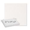 Picture of Abstraction Snow | Sunbrella® 21" x 19" x 3" Outdoor Dining Cushion