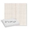 Picture of Benson Sand | Sunbrella® 21" x 19" x 3" Outdoor Dining Cushion