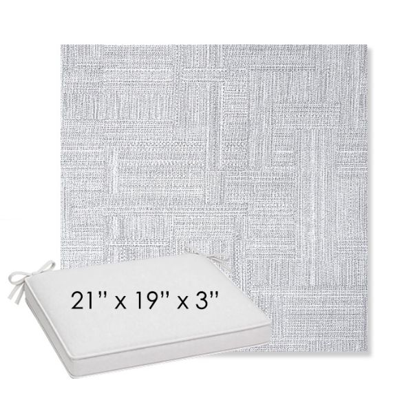 Picture of Boro Elegance | Sunbrella® 21" x 19" x 3" Outdoor Dining Cushion