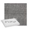 Picture of Chartres Granite | Sunbrella® 21" x 19" x 3" Outdoor Dining Cushion