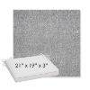 Picture of Chartres Gull | Sunbrella® 21" x 19" x 3" Outdoor Dining Cushion