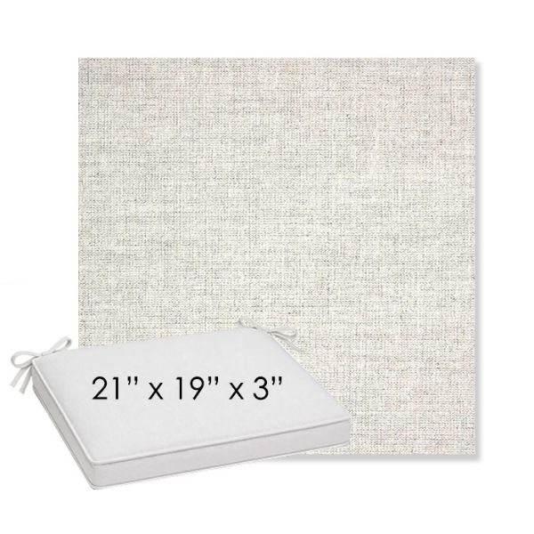 Picture of Crush Cloud | Sunbrella® 21" x 19" x 3" Outdoor Dining Cushion