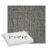 Picture of Crush Pewter | Sunbrella® 21" x 19" x 3" Outdoor Dining Cushion