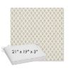 Picture of Detail Linen | Sunbrella® 21" x 19" x 3" Outdoor Dining Cushion