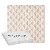 Picture of Etched Angles Cognac | Sunbrella® 21" x 19" x 3" Outdoor Dining Cushion