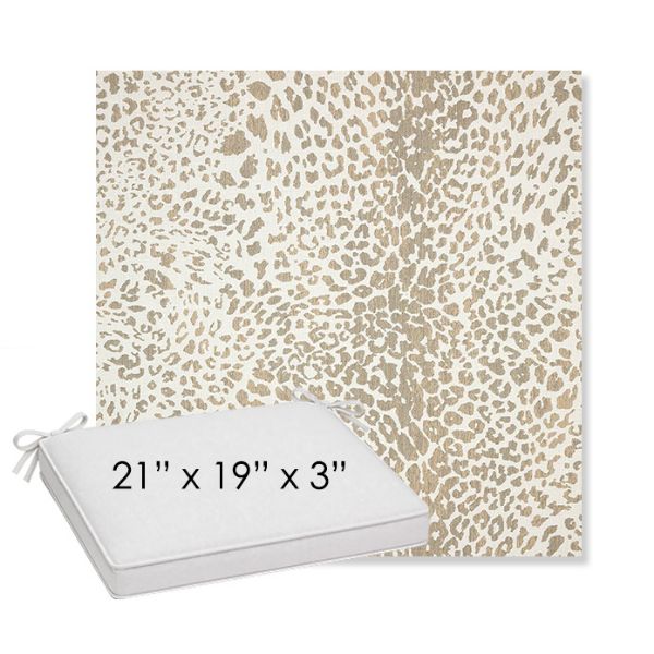 Picture of Instinct Dune | Sunbrella® 21" x 19" x 3" Outdoor Dining Cushion