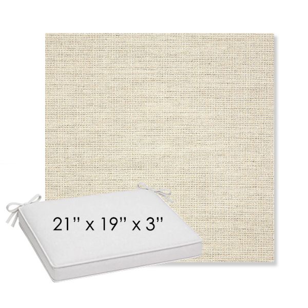 Picture of Kudos Mortar | Sunbrella® 21" x 19" x 3" Outdoor Dining Cushion