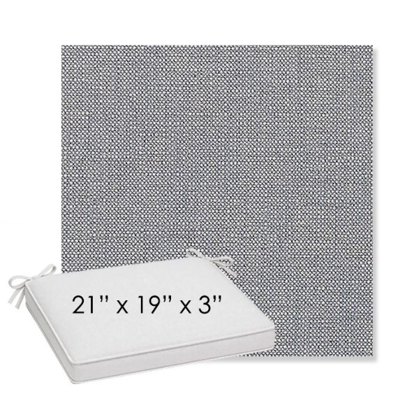 Picture of Linville Denim | Sunbrella® 21" x 19" x 3" Outdoor Dining Cushion