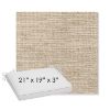 Picture of Momento Parchment | Sunbrella® 21" x 19" x 3" Outdoor Dining Cushion