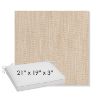 Picture of Nova Oat | Sunbrella® 21" x 19" x 3" Outdoor Dining Cushion