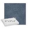 Picture of Nurture Indigo | Sunbrella® 21" x 19" x 3" Outdoor Dining Cushion