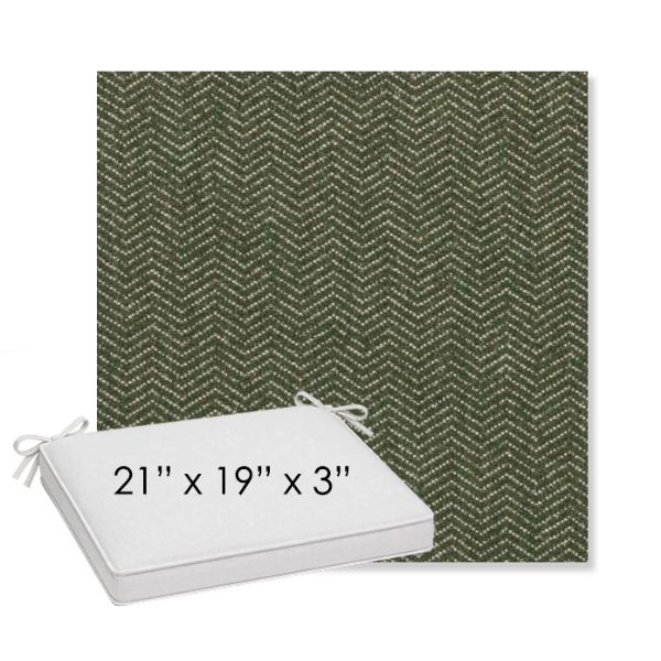Picture of Odette Fern | Sunbrella® 21" x 19" x 3" Outdoor Dining Cushion