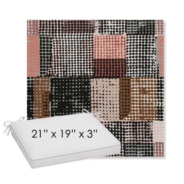 Picture of Pop Tart | Sunbrella® 21" x 19" x 3" Outdoor Dining Cushion