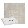 Picture of Posh Pebble | Sunbrella® 21" x 19" x 3" Outdoor Dining Cushion
