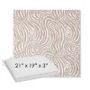 Picture of Rapids Camel | Sunbrella® 21" x 19" x 3" Outdoor Dining Cushion