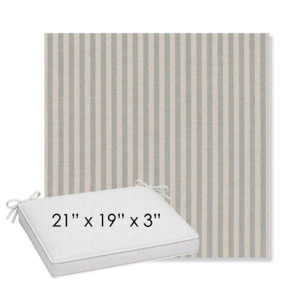 Picture of Refresh Spa | Sunbrella® 21" x 19" x 3" Outdoor Dining Cushion