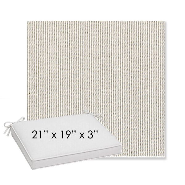 Picture of Replay Fern | Sunbrella® 21" x 19" x 3" Outdoor Dining Cushion