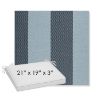 Picture of Rothko Oceanfront | Sunbrella® 21" x 19" x 3" Outdoor Dining Cushion