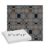 Picture of Rubix Vintage Denim | Sunbrella® 21" x 19" x 3" Outdoor Dining Cushion