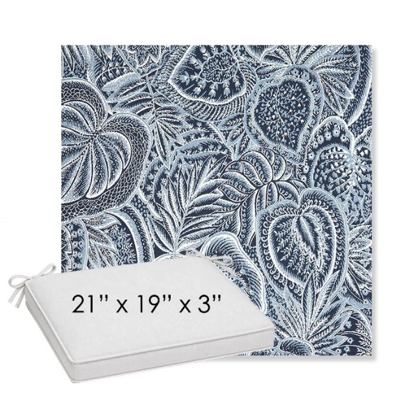 Picture of Sensibility Harbor | Sunbrella® 21" x 19" x 3" Outdoor Dining Cushion