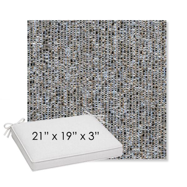 Picture of Tundra Atlantis | Sunbrella® 21" x 19" x 3" Outdoor Dining Cushion