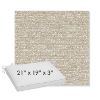 Picture of Tundra Gypsum | Sunbrella® 21" x 19" x 3" Outdoor Dining Cushion