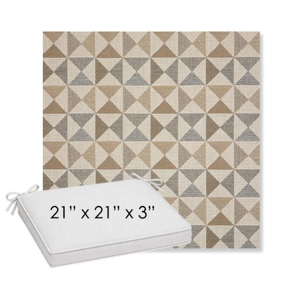Picture of Array Dune | Sunbrella® 21" x 21" x 3" Outdoor Dining Cushion