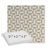Picture of Assemble Mist | Sunbrella® 21" x 21" x 3" Outdoor Dining Cushion