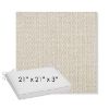 Picture of Blend Linen | Sunbrella® 21" x 21" x 3" Outdoor Dining Cushion
