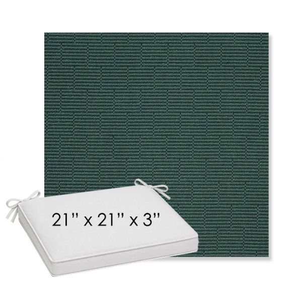 Picture of Boardwalk Coaster | Sunbrella® 21" x 21" x 3" Outdoor Dining Cushion