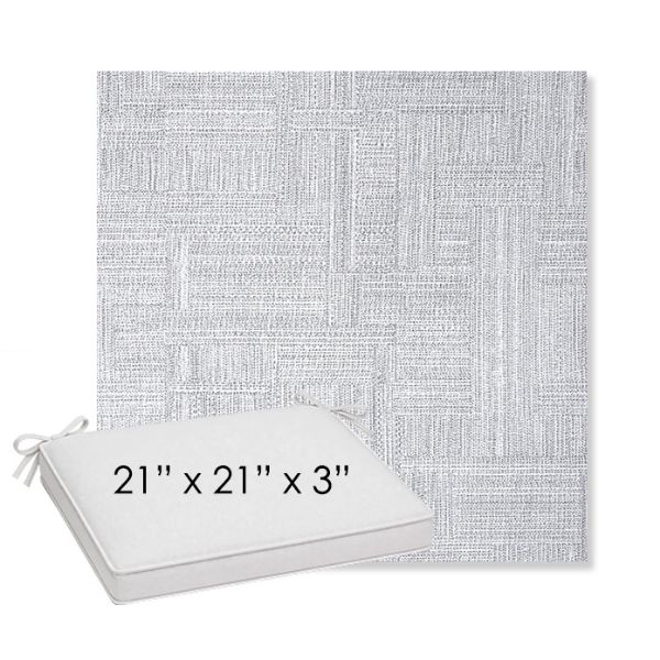 Picture of Boro Elegance | Sunbrella® 21" x 21" x 3" Outdoor Dining Cushion