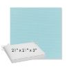 Picture of Canvas Mineral Blue | Sunbrella® 21" x 21" x 3" Outdoor Dining Cushion