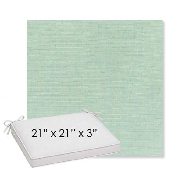 Picture of Canvas Spa | Sunbrella® 21" x 21" x 3" Outdoor Dining Cushion