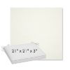 Picture of Canvas White | Sunbrella® 21" x 21" x 3" Outdoor Dining Cushion