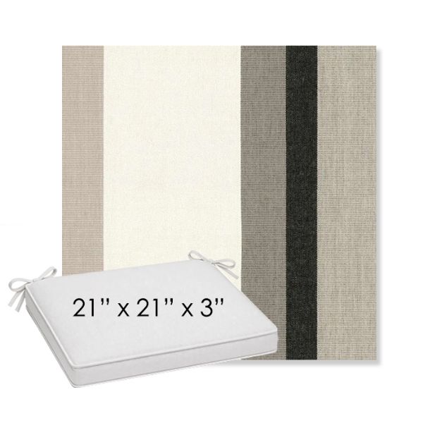 Picture of Canyon Tenaya | Sunbrella® 21" x 21" x 3" Outdoor Dining Cushion