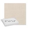 Picture of Charmer Parchment | Sunbrella® 21" x 21" x 3" Outdoor Dining Cushion