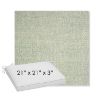 Picture of Chartres Mist | Sunbrella® 21" x 21" x 3" Outdoor Dining Cushion