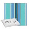 Picture of Dolce Oasis | Sunbrella® 21" x 21" x 3" Outdoor Dining Cushion