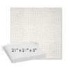 Picture of Dumont Snow | Sunbrella® 21" x 21" x 3" Outdoor Dining Cushion