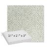 Picture of Etna Juniper | Sunbrella® 21" x 21" x 3" Outdoor Dining Cushion