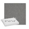 Picture of Heritage Slate | Sunbrella® 21" x 21" x 3" Outdoor Dining Cushion