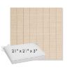 Picture of Kaia Wheat | Sunbrella® 21" x 21" x 3" Outdoor Dining Cushion