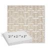 Picture of Key Figure Mineral | Sunbrella® 21" x 21" x 3" Outdoor Dining Cushion