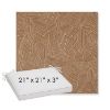 Picture of Leaf Structure Copper | Sunbrella® 21" x 21" x 3" Outdoor Dining Cushion