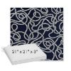 Picture of Maritime Nautical | Sunbrella® 21" x 21" x 3" Outdoor Dining Cushion